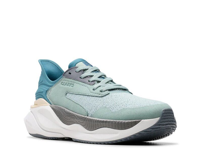 クラークス レディース シューズ スニーカー Clarks Pace Sneaker Aqua Blue ブルー