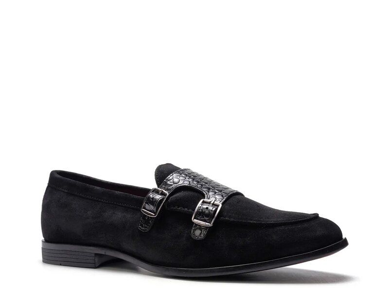 カルロスサンタナ メンズ シューズ スリッポン・ローファー モンクストラップ モンク Carlos by Carlosantana Virtuoso Monk Strap SlipOnavy ネイビー