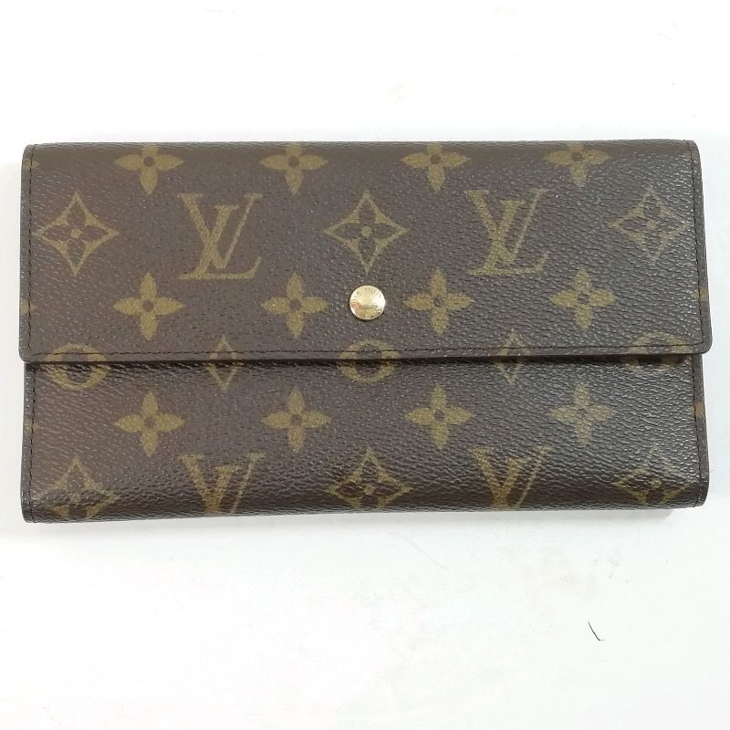 【中古】LOUIS VUITTON モノグラム M61215 ポルトトレゾー・インターナショナル 長財布★ベタ有り 11,544円