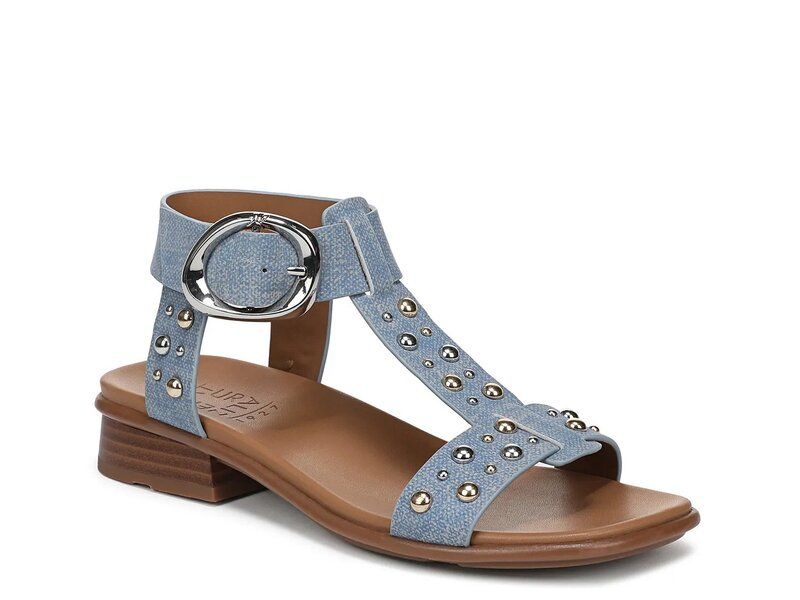 ナチュライザー レディース シューズ サンダル Naturalizer Brandy Stud Sandal Blue Denim デニム