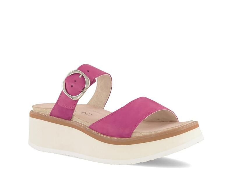ナオト レディース シューズ サンダル Naot Halvah Wedge Sandal Pink Nubuck ピンク