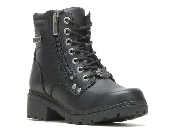 ハーレーダビッドソン レディース シューズ ブーツ・レインブーツ HarleyDavidson Inman Mills Bootie Black ブラック