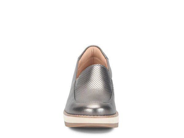 コンフォーティバ レディース シューズ スリッポン・ローファー Comfortiva Fabiana Wedge SlipOn Dark Pewter ピューター