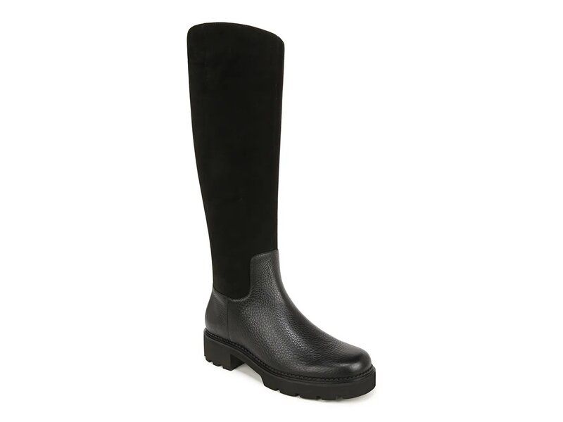 バイオニック レディース シューズ ブーツ・レインブーツ Vionic Fallbrook WaterResistant Boot Black Nubuck Leather ブラック
