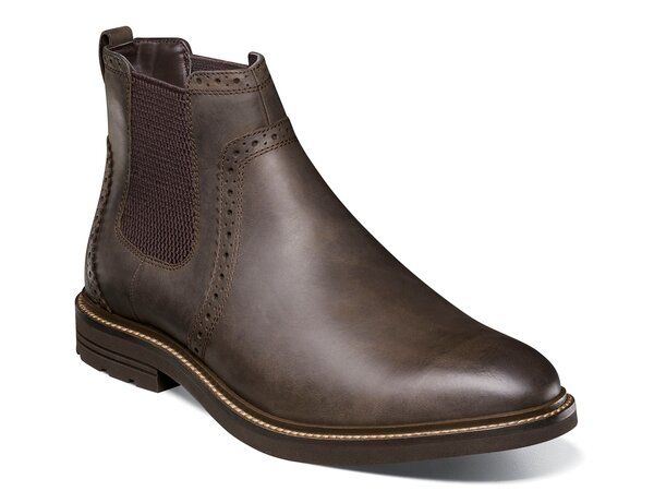 ノンブッシュ メンズ シューズ ブーツ・レインブーツ チェルシーブーツ チェルシー ブーツ Nunn Bush Otis II Chelsea Boot Dark Brown ブラウン
