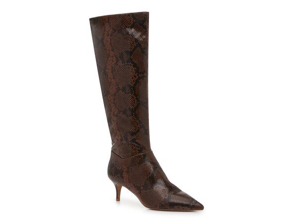 ジェシカシンプソン レディース シューズ ブーツ・レインブーツ Jessica Simpson Flerran Wide Calf Boot BrownBlack Snake Print ブラック