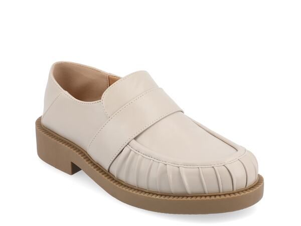 ジュルネ コレクション レディース シューズ スリッポン・ローファー Journee Collection Lakenn Loafer Stone Grey グレー
