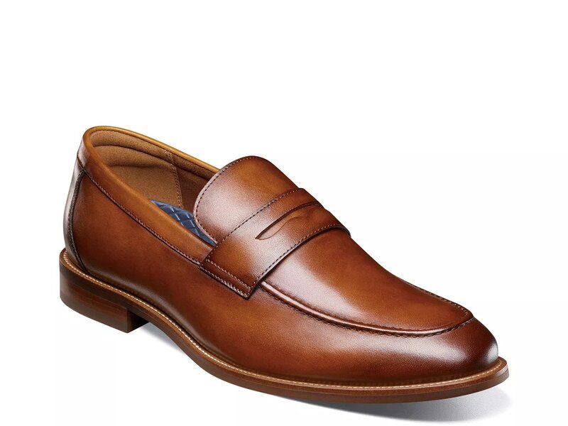 フローシャイム メンズ シューズ スリッポン・ローファー Florsheim Rucci Penny Loafer Cognac