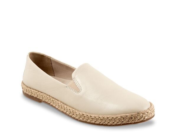 トロッターズ レディース シューズ パンプス Trotters Poppy Espadrille SlipOn Ivory Leather アイボリー