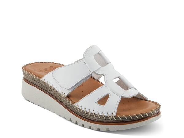 スプリングステップ レディース シューズ サンダル Spring Step Montera Wedge Sandal White ホワイト