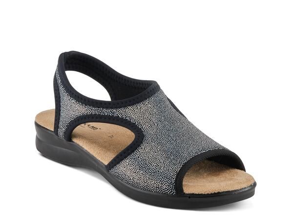 フレクサス レディース シューズ サンダル Flexus by Spring Step Nyaman Sandal Black ブラック