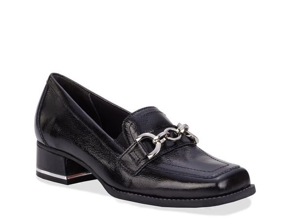 ロスハンマーソン レディース シューズ スリッポン・ローファー Ros Hommerson Evie Loafer Black Leather ブラック