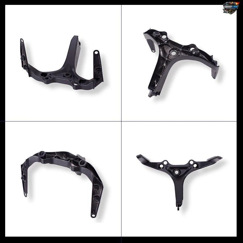ホンダ CBR1000RR R 2004-2007用 アッパーフロントヘッドライト ヘッドランプブラケット フェアリングステー ブラック