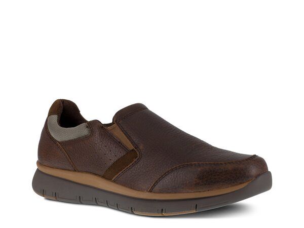 ロックポート メンズ シューズ スリッポン・ローファー Rockport Primetime Casual SlipOn Dark Brown Leather ブラウン