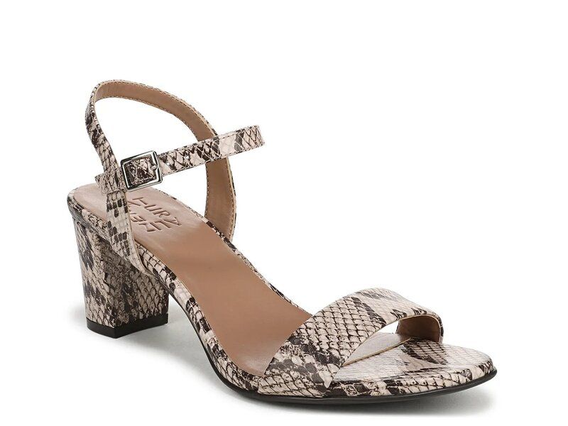 ナチュライザー レディース シューズ サンダル Naturalizer Bristol Sandal Beige Snake Print Synthetic ベージュ