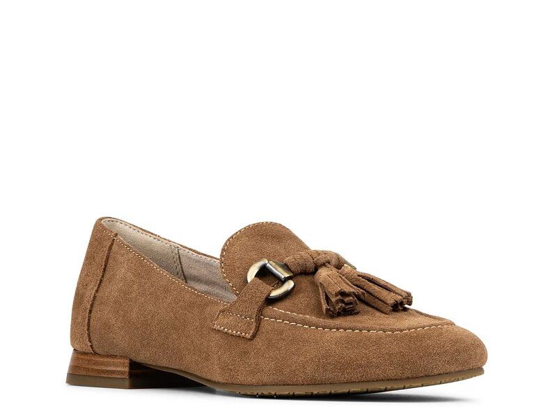 ドナルドプリネール レディース シューズ スリッポン・ローファー Donald Pliner Fabia Loafer Saddle Brown Suede ブラウン