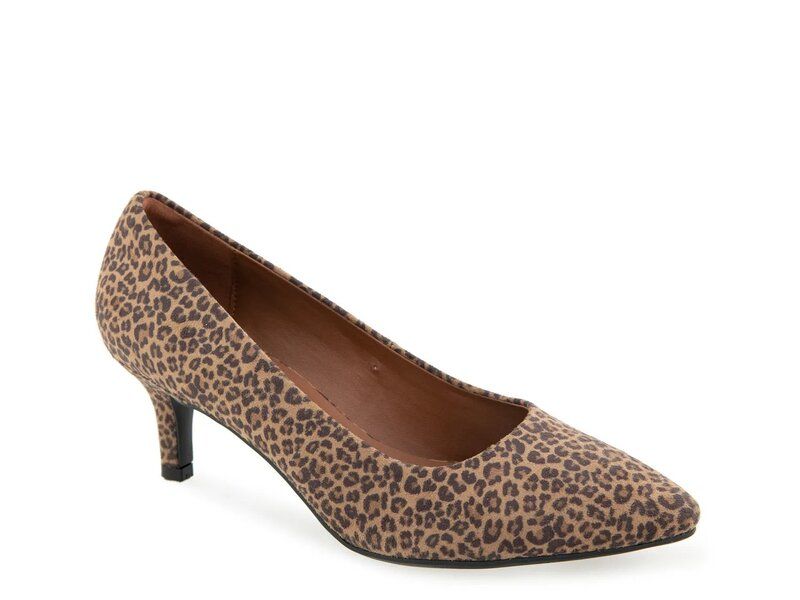 エアロソールズ レディース シューズ パンプス Aerosoles Elil Pump BrownBlack Leopard Print Faux Suede ブラック 16,132円