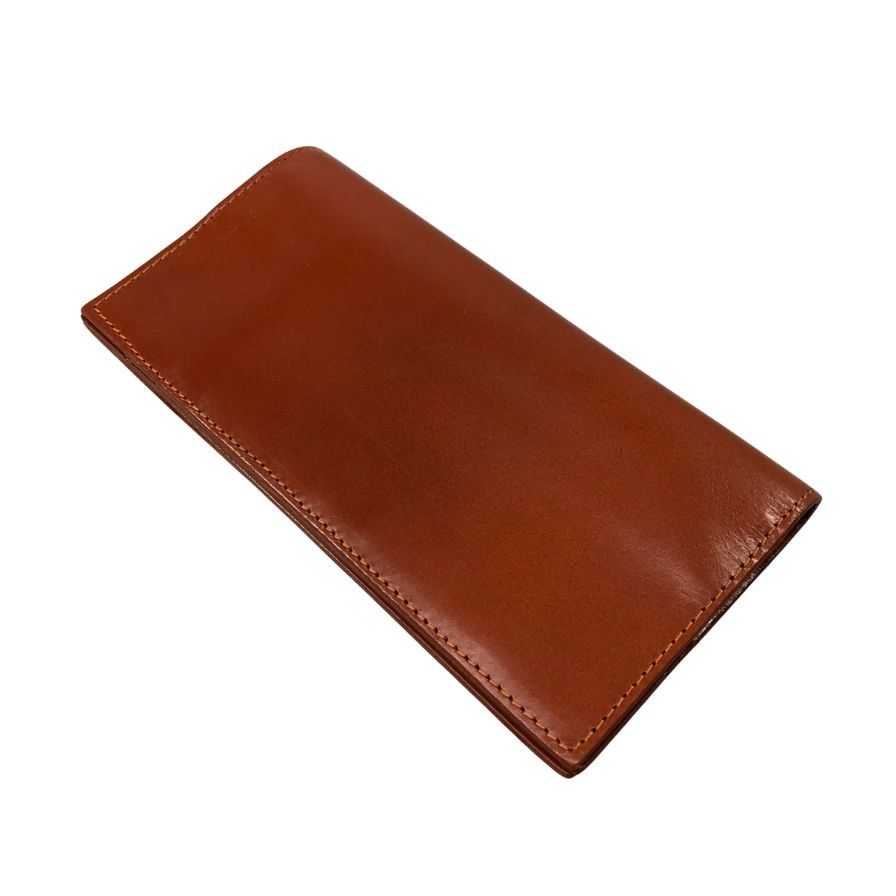 グレンロイヤル 長財布 二つ折り財布 ブライドルレザー 赤茶【AFI1】