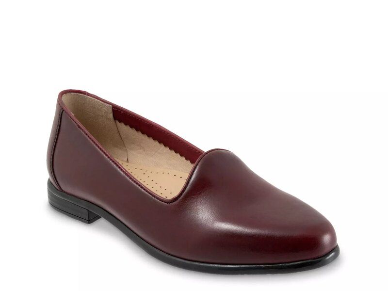 トロッターズ レディース シューズ スリッポン・ローファー Trotters Liz Lux SlipOn Burgundy バーガンディ