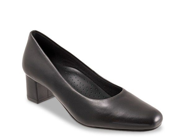 トロッターズ レディース シューズ パンプス Trotters Daria Pump Black Leather ブラック