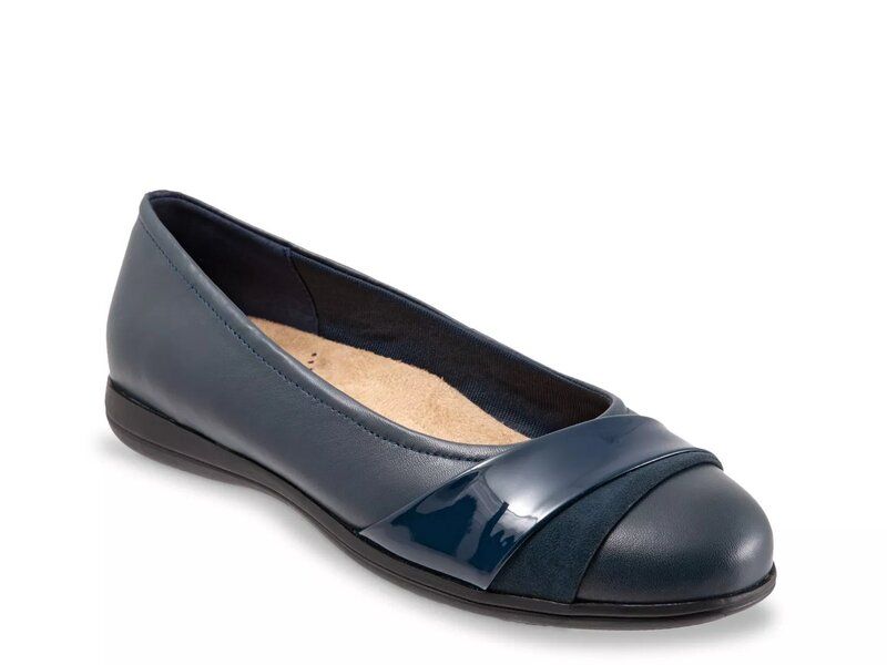 トロッターズ レディース シューズ パンプス Trotters Danni Flat Navy ネイビー
