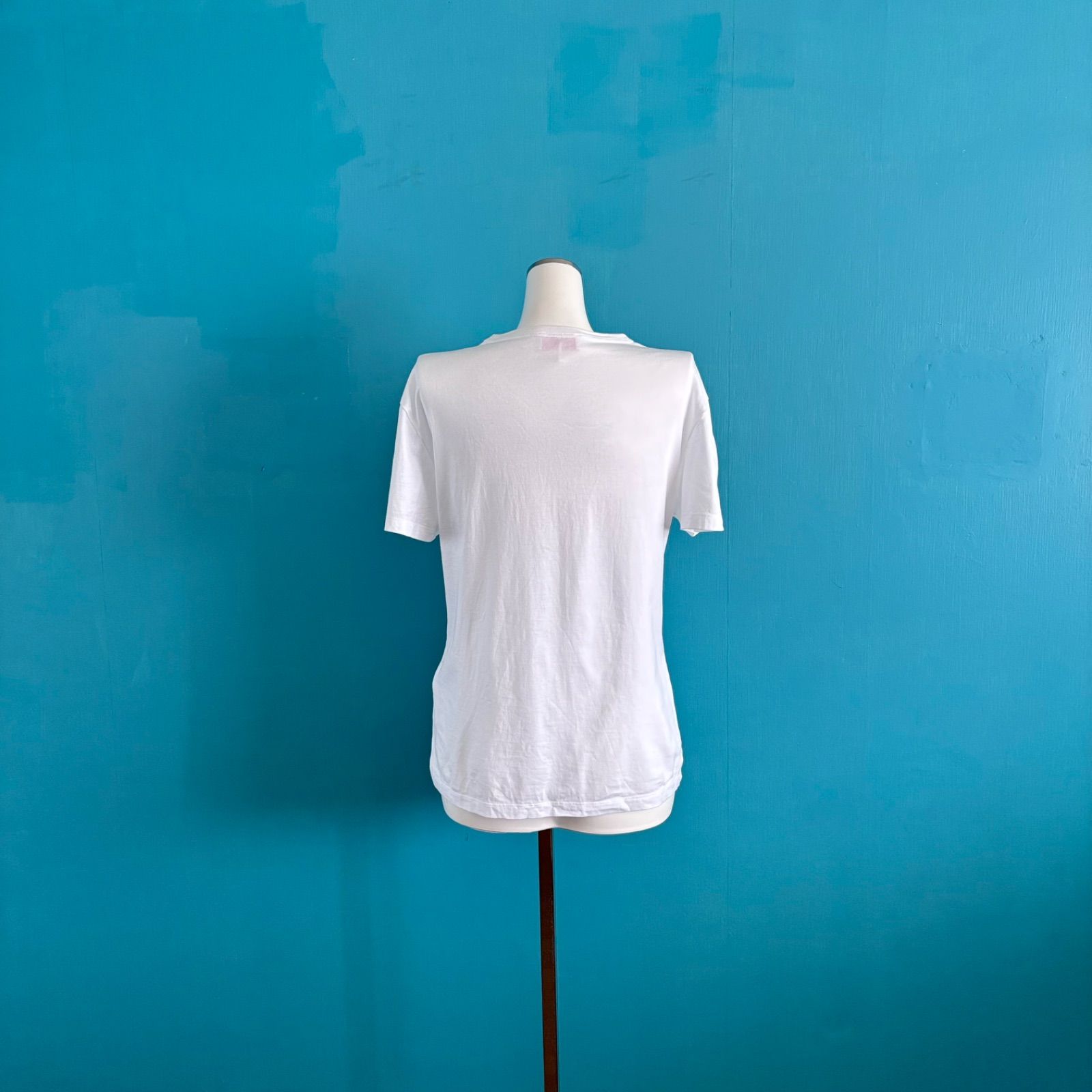 971 EMILIO PUCCI エミリオプッチ 立体ロゴ Tシャツ 白 XSサイズ 