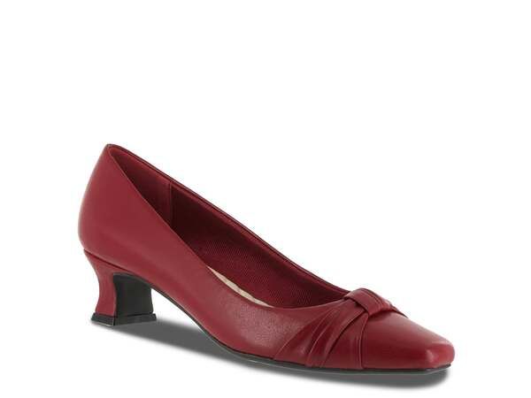イージーストリート レディース シューズ パンプス Easy Street Waive Pump Red Faux Leather レッド