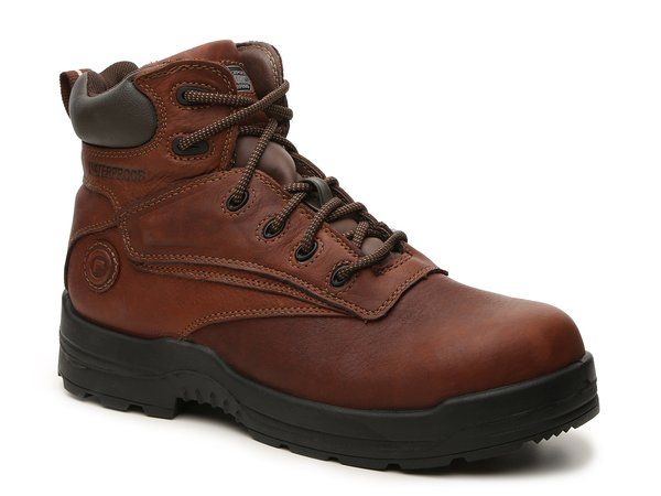 ロックポート メンズ シューズ ブーツ・レインブーツ Rockport More Energy Work Boot Brown ブラウン