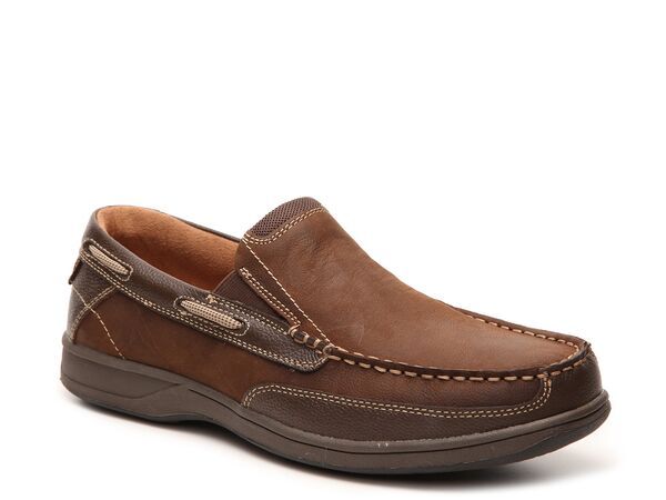 フローシャイム メンズ シューズ スリッポン・ローファー Florsheim Lakeside Moc Toe SlipOn Brown ブラウン