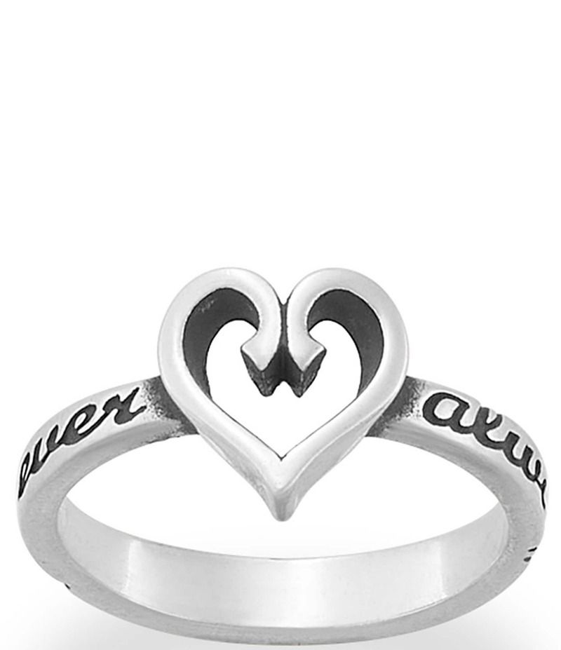 ジェームズ エイヴリー レディース アクセサリー 指輪 James Avery Sterling Silver Forever and Always Heart Ring Sterling Silver シルバー