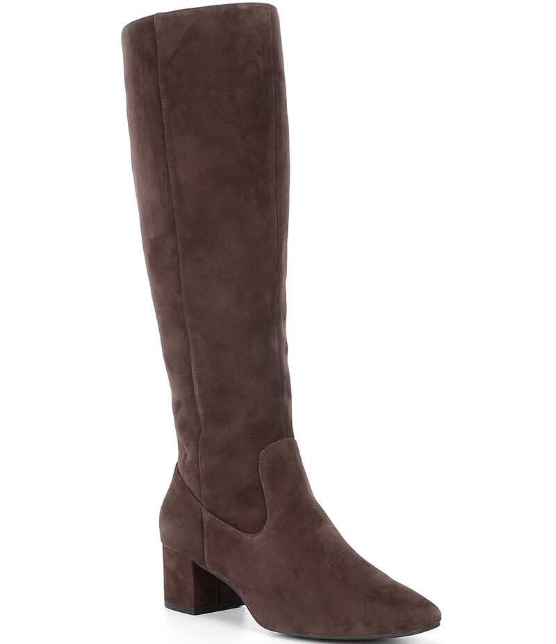 アレックスマリー レディース シューズ ブーツ・レインブーツ トール スエード ブーツ Alex Marie Prizelle Suede Tall Boots Dark Brown Roast ブラウン