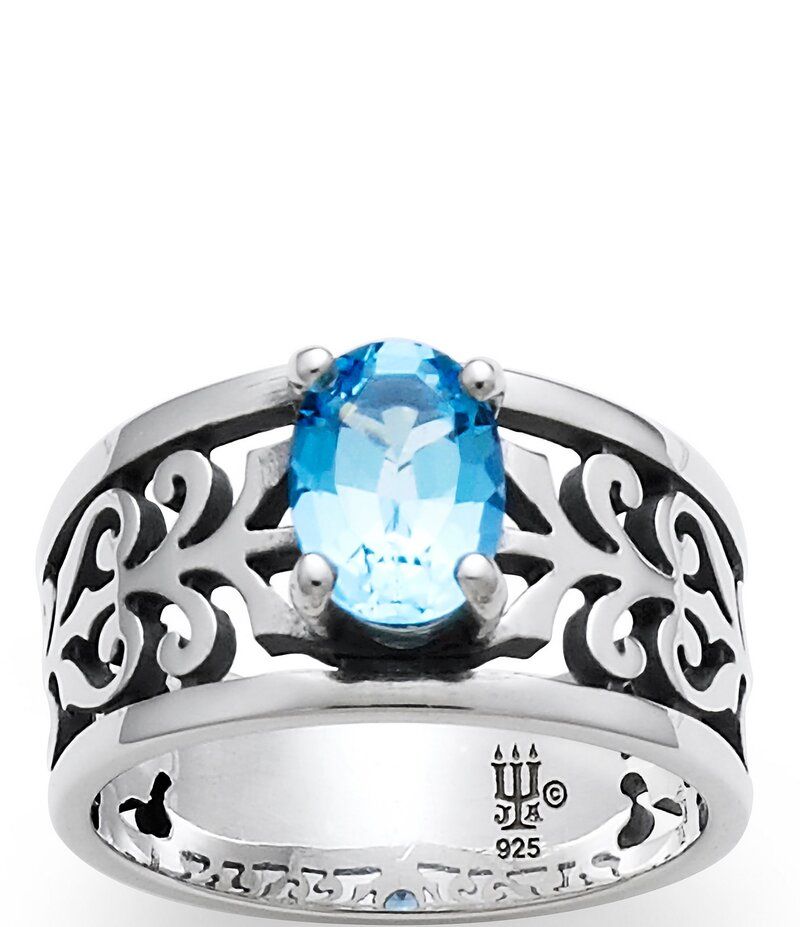ジェームズ エイヴリー レディース アクセサリー 指輪 James Avery Adoree Ring with Blue Topaz Sterling SilverBlue Topaz ブルー