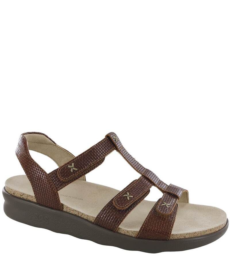 サス レディース シューズ サンダル レザー SAS Sorrento Comfort Leather Sandals Brandy