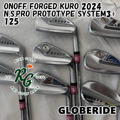 【中古】アイアンセット グローブライド(ダイワ) ONOFF FORGED KURO 2024◆N.S.PRO PROTOTYPE SYSTEM3+ 125◆X◆32[8667]