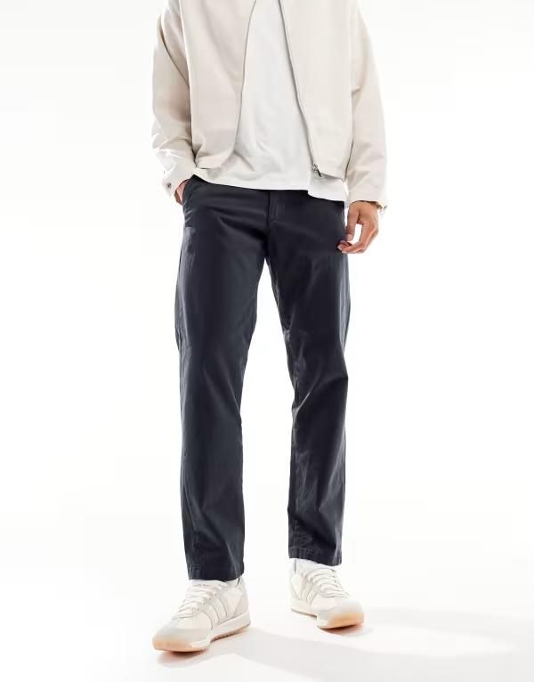 ジャック アンド ジョーンズ メンズ ボトムス カジュアルパンツ リラックスフィット Jack Jones relaxed fit chinos Dark Navy ネイビー