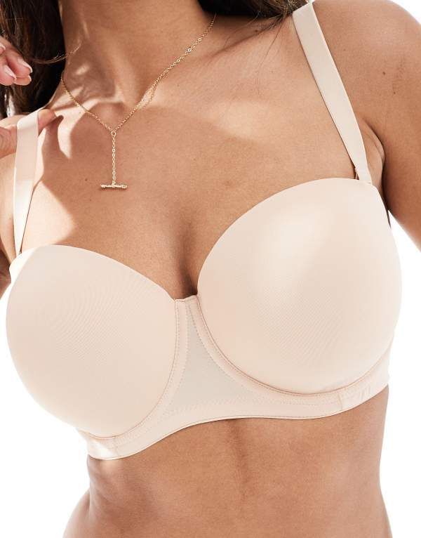 ドリーナ レディース アンダーウェア ブラジャー ストラップレス Dorina Michelle Fuller Bust strapless bandeau bra BEIGE ベージュ