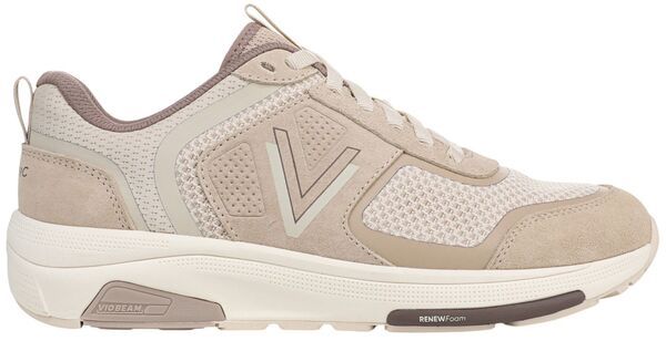 バイオニック レディース シューズ スニーカー ニット Vionic Womens Walk Strider Knit Shoe Beige ベージュ