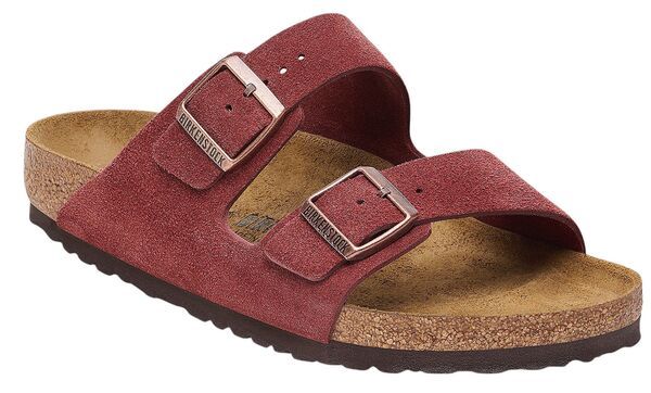 ビルケンシュトック レディース シューズ サンダル スエード Birkenstock Womens Arizona Suede Sandals Zinfandel
