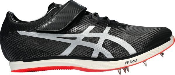 アシックス メンズ シューズ スニーカー ASICS Long Jumpro Track and Field Shoes BlackSilver ブラック