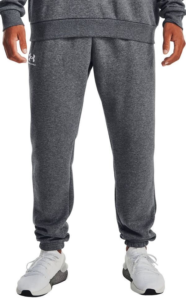 アンダーアーマー メンズ ボトムス カジュアルパンツ ジョガーパンツ フリース Under Armour Mens Icon Fleece Joggers Pitch Gray Med HeathrWht グレー