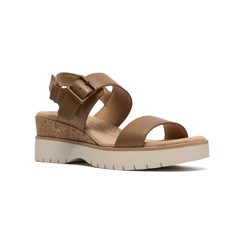 クラークス レディース シューズ サンダル Clarks Diaz Rose Womens Wedge Sandals Tanubuck タン 16,110円