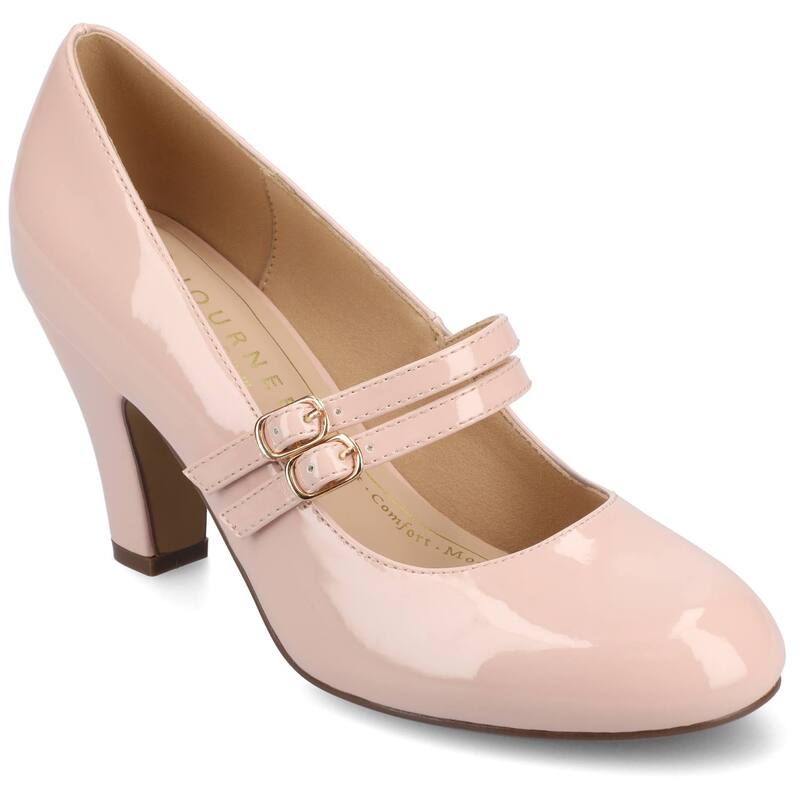 ジャーニー レディース シューズ パンプス ヒール Journee Windy Womens Mary Jane Higheels Blush ブラッシュ