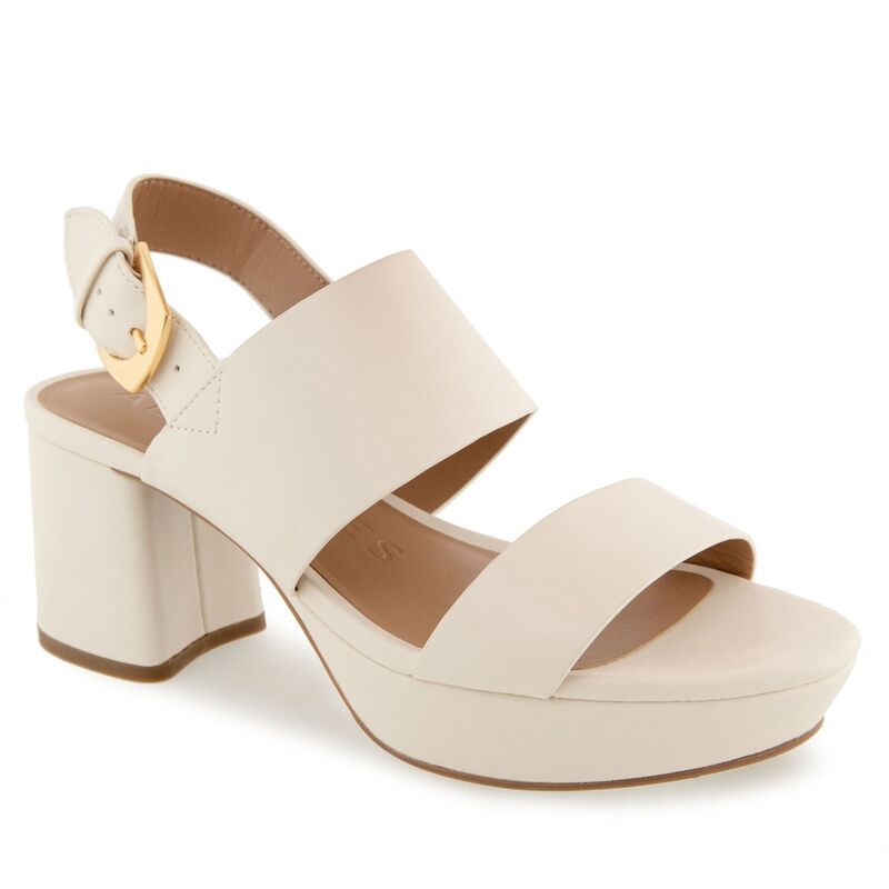 エアロソールズ レディース シューズ パンプス プラットフォーム サンダル Aerosoles Camilia Womens Platform Sandals Eggnog