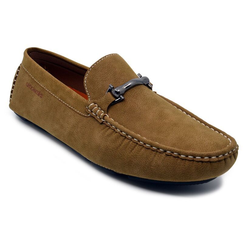 アカデミクス メンズ シューズ スリッポン・ローファー Akademiks Weston MenslipOn Loafers With Buckle Detail Wheat