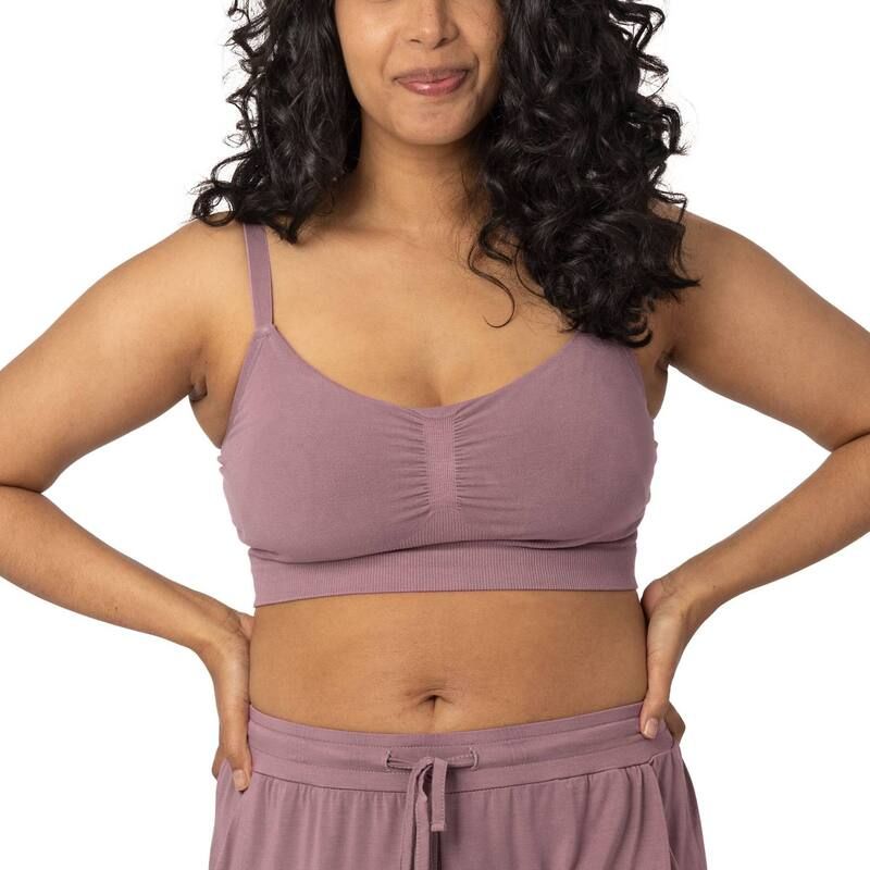 キンドリッド ブレイブリー レディース アンダーウェア ブラジャー マタニティ Maternity Kindred Bravely Sublime HandsFree Pumping Lounge Sleep Bra Purple パープル