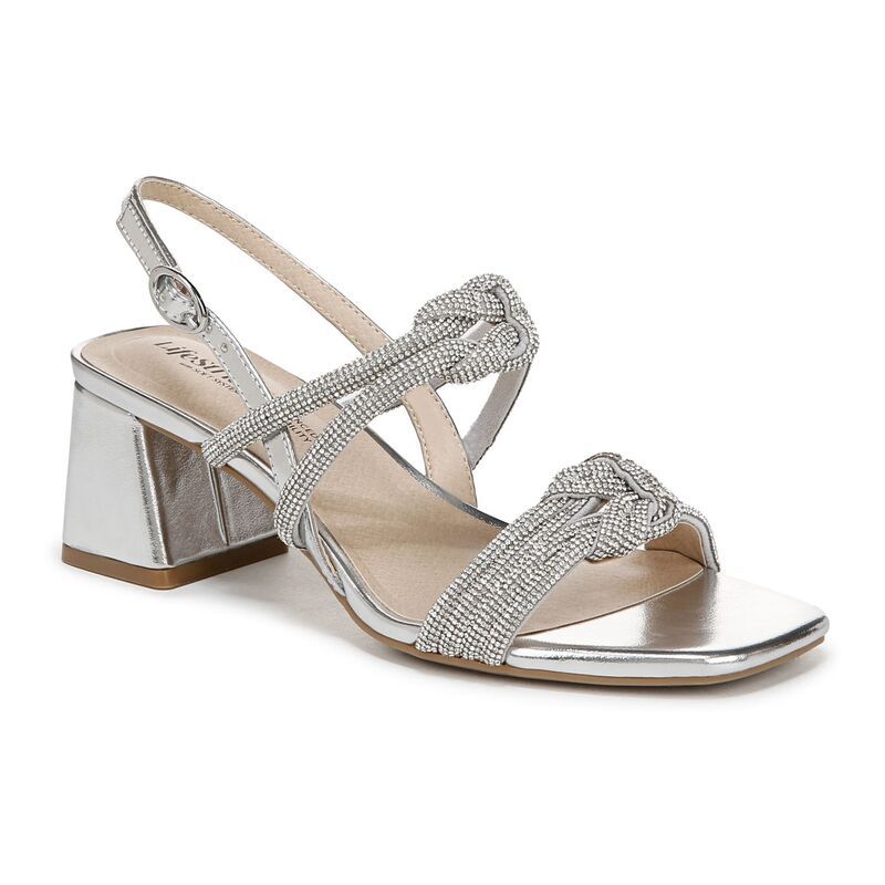 ライフストライド レディース シューズ パンプス LifeStride Celeste Womenslingback Strappy Pumpsilver シルバー
