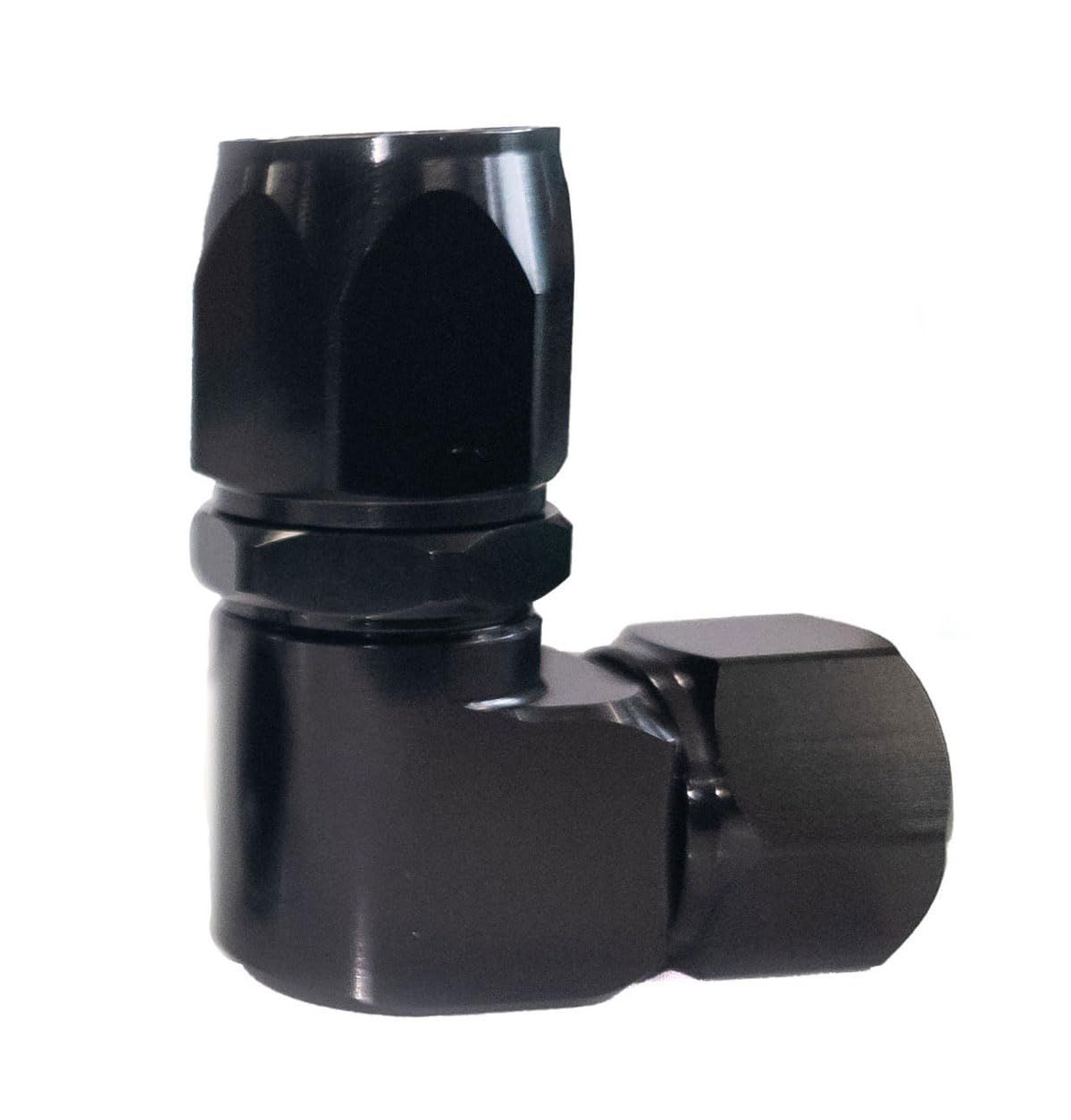 新品 テラモト(TERAMOTO) ホースエンド90°No.8 オールブラック 2761-BK