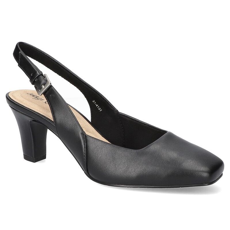 イージーストリート レディース シューズ パンプス Easy Street Ritsa Womensquare Toe Slingback Pumps Black ブラック