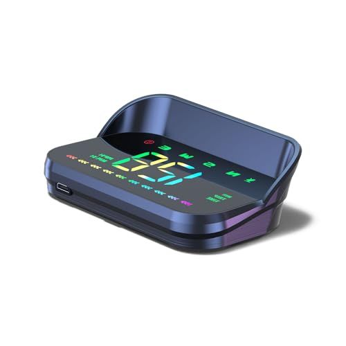 M23車のヘッドアップディスプレイ，GPS スピードメーター，car hud，表示速度と時間，車の時計，スピードリマインダーと疲労運転リマインダー付き，GPSすべての車に適しています★m 54b6b826