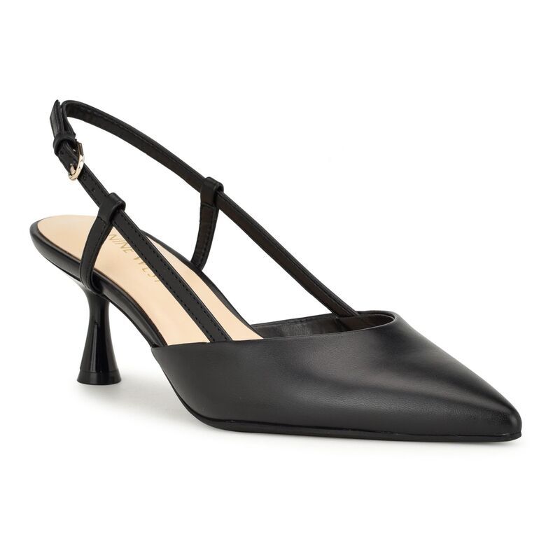 ナインウェスト レディース シューズ パンプス Nine West Rowen Womenslingback Dress Pumps Black ブラック